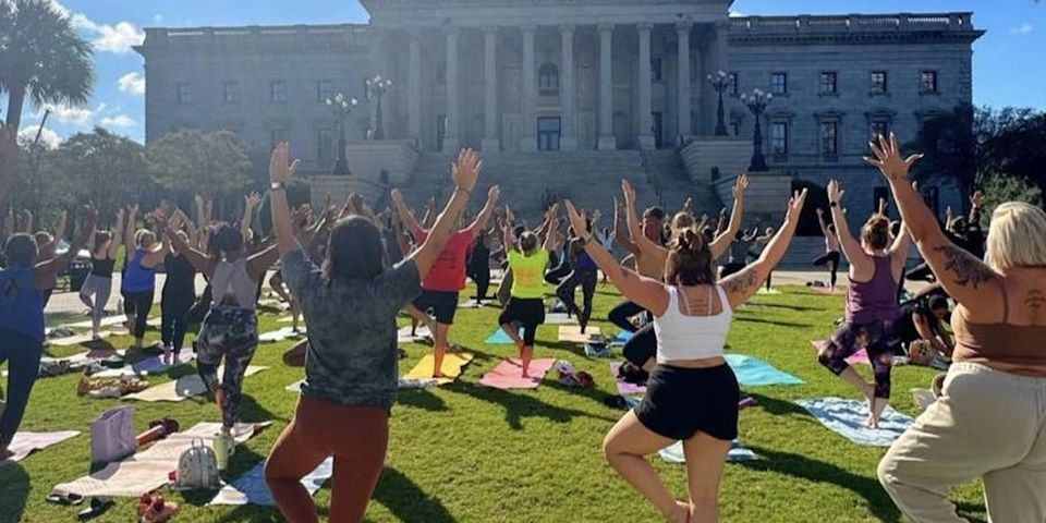 FREE Yoga at the South Carolina Statehouse to celebrate Earth Day