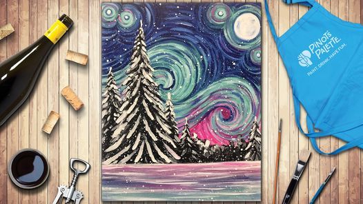 Starry Night in Winter -  Paint and Sip