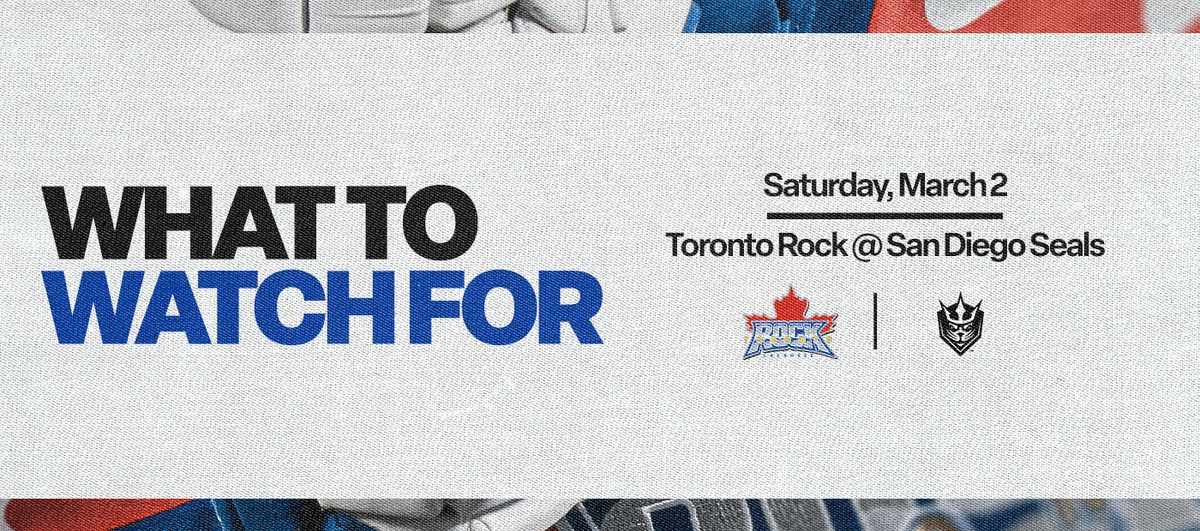 Toronto Rock vs. San Diego Seals