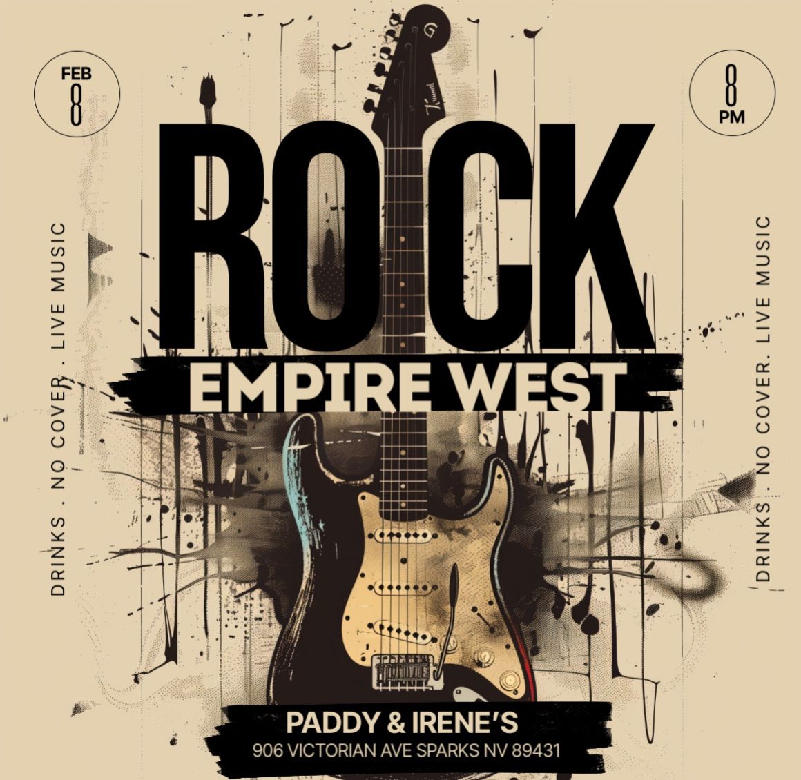 EMPIRE WEST LIVE @ PADDY & IRENE\u2019S