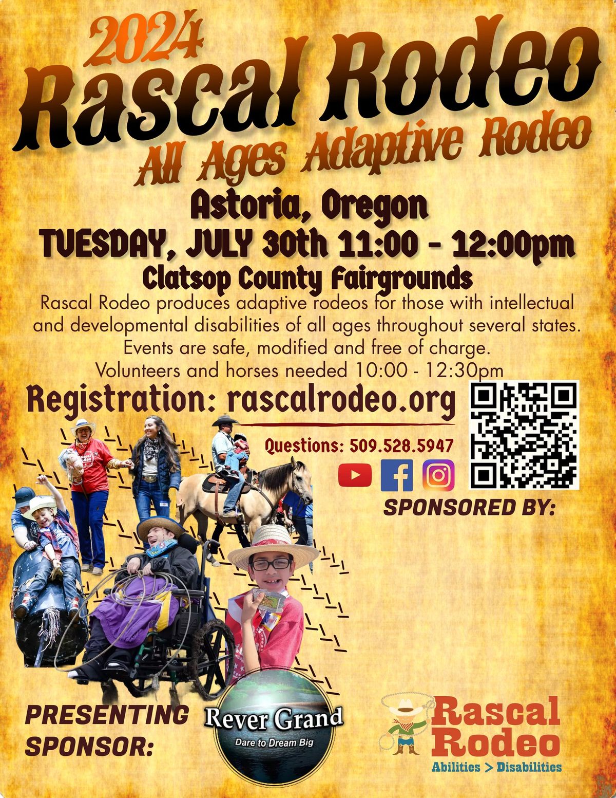Rascal Rodeo's Adaptive Rodeo - Astoria, Oregon