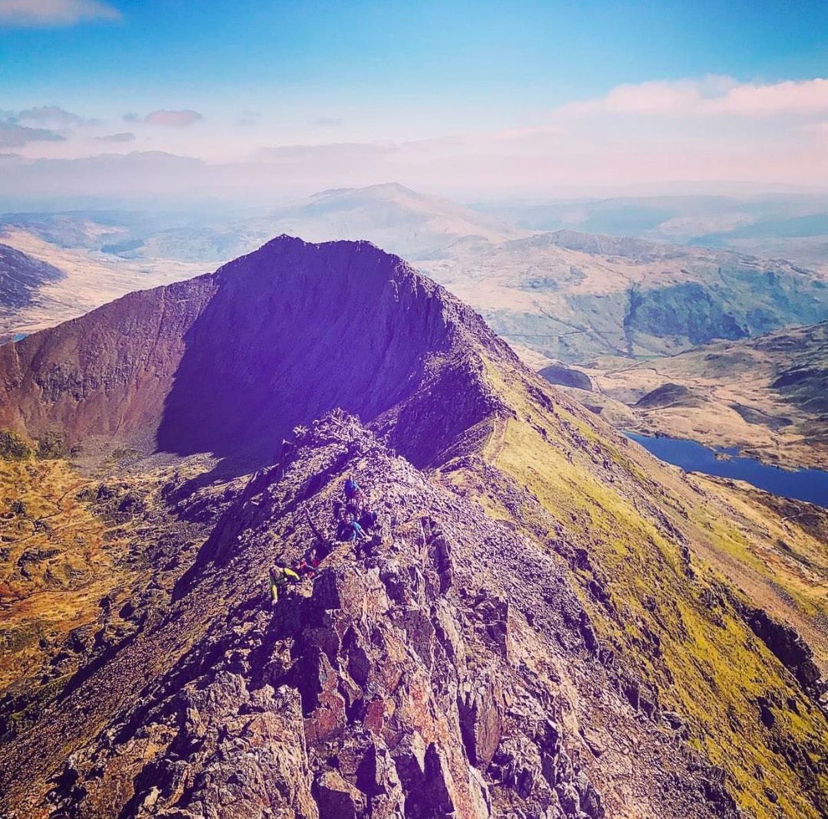 Crib Goch route on Snowdon (hike & scramble) - Monday 28th April