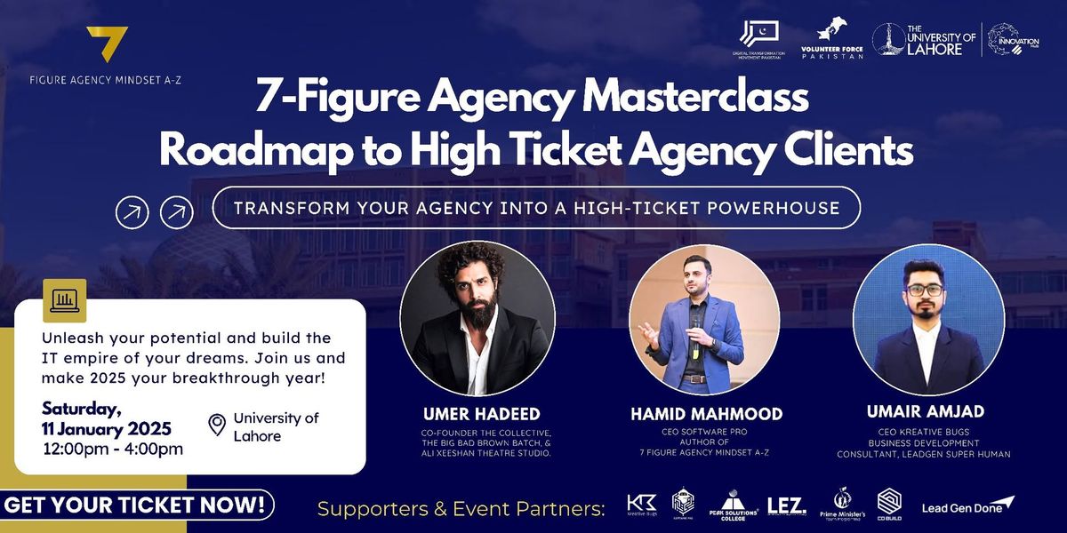 7- Figure Agency Masterclass: Roadmap to High Ticket Agency Clients