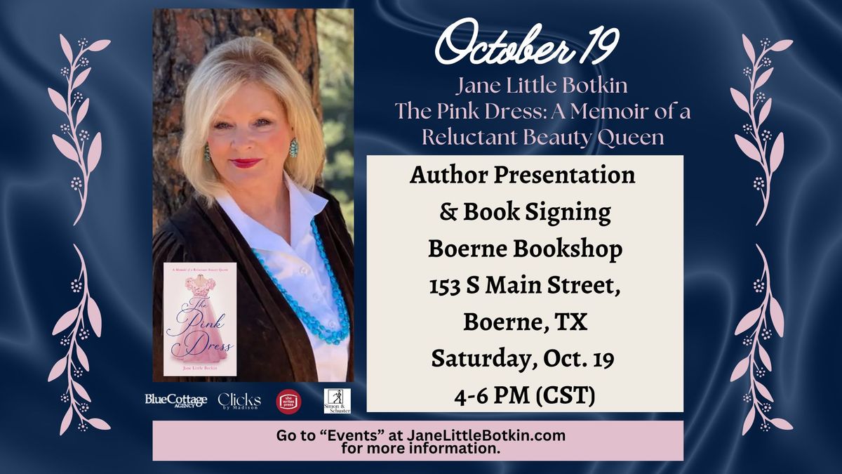 Author Presentation and Book Signing at Boerne Bookshop