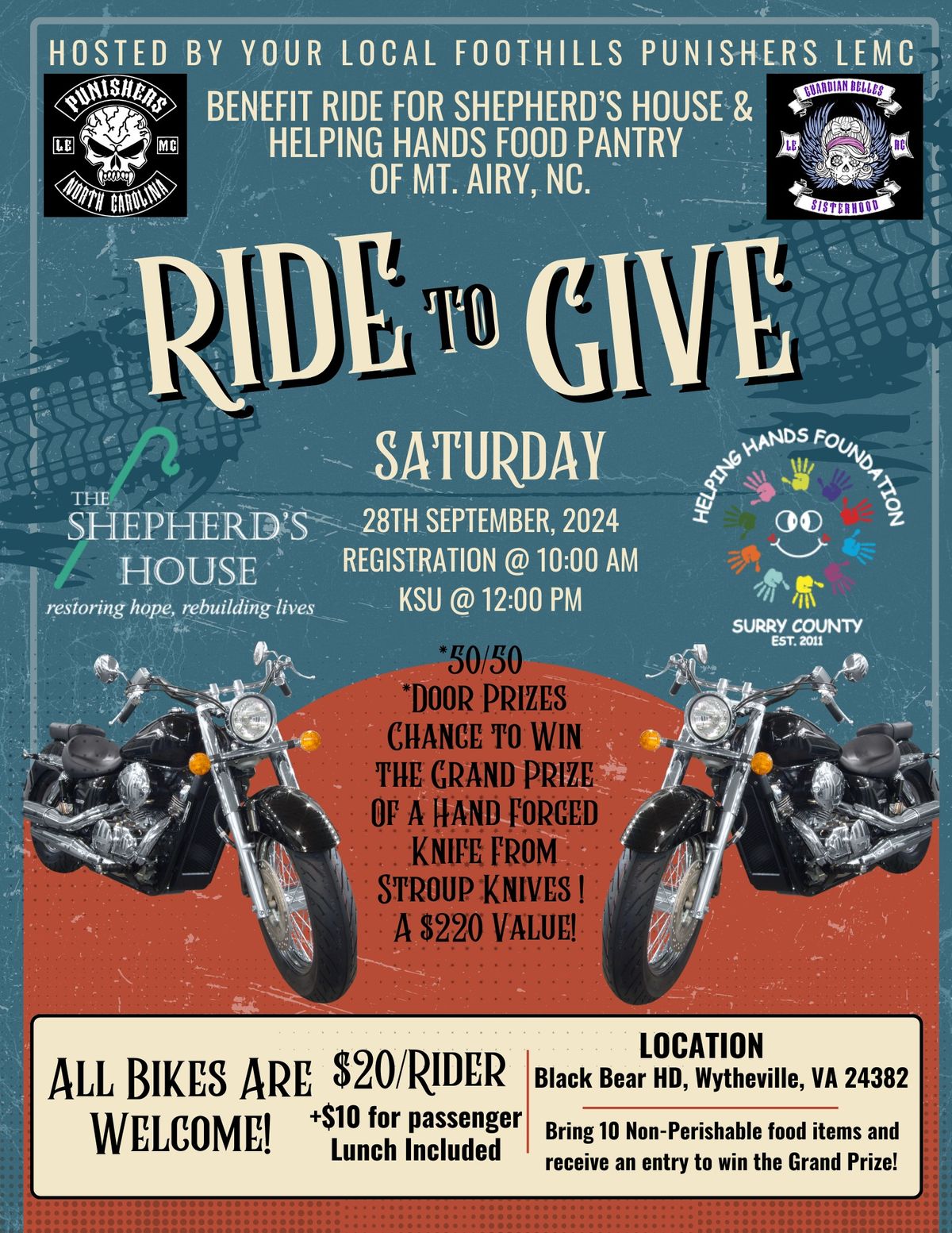 RIDE TO GIVE!  