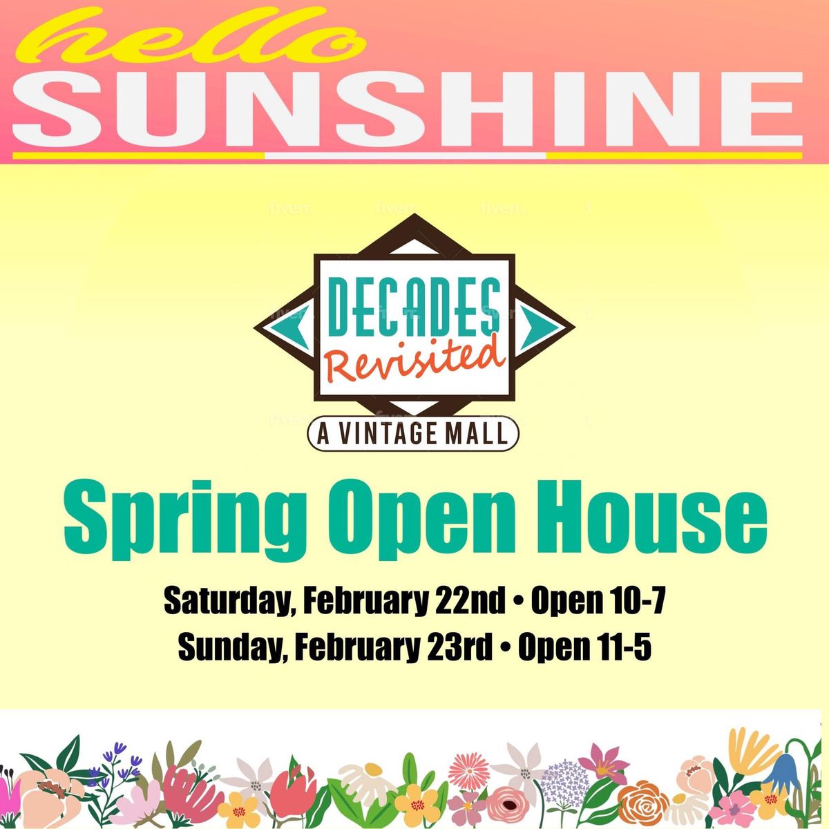 Spring Open House at Decades Revisited Vintage Mall