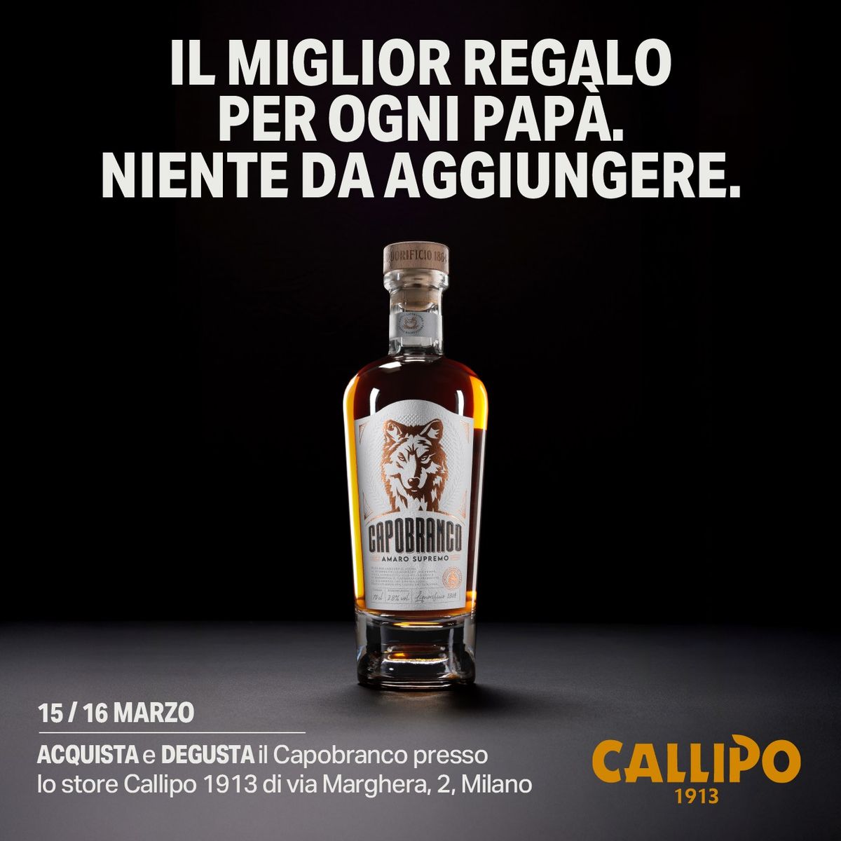 Degustazione Capobranco presso lo store Callipo di Milano