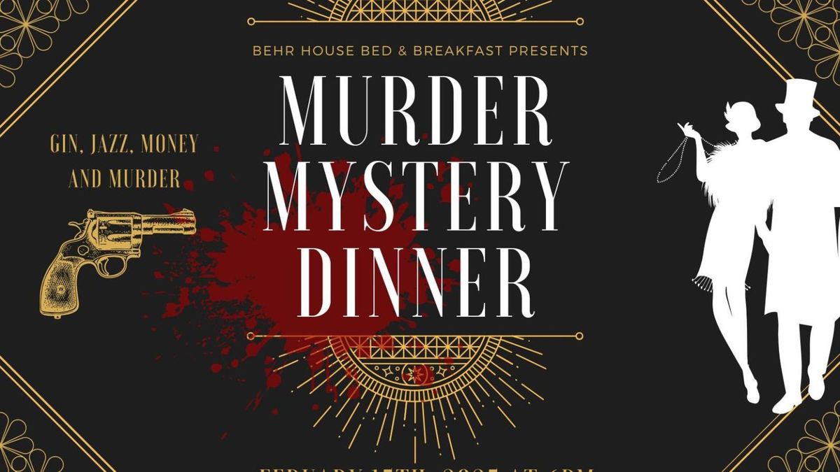 1920's Murder Mystery Dinner Party