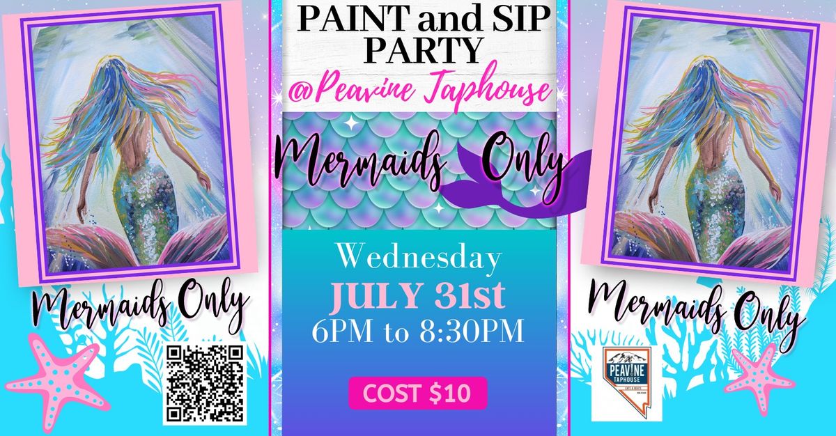 Calling All Mermaids Paint Party 