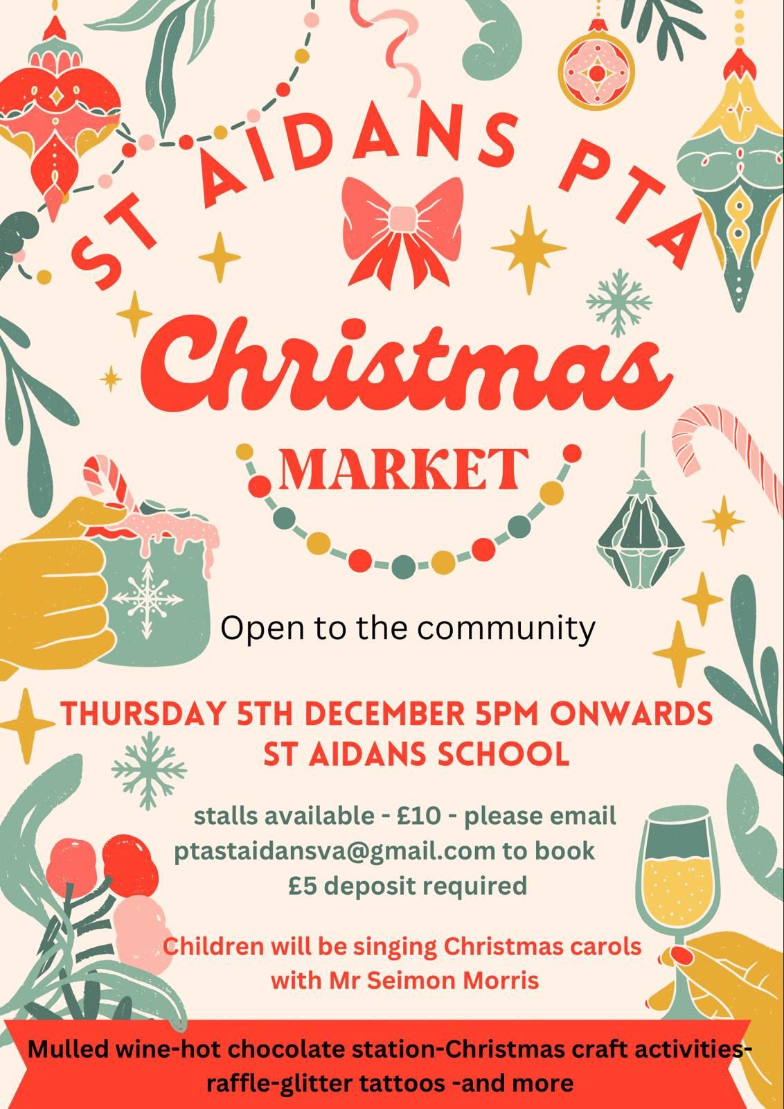 St Aidan\u2019s PTA Christmas Market 