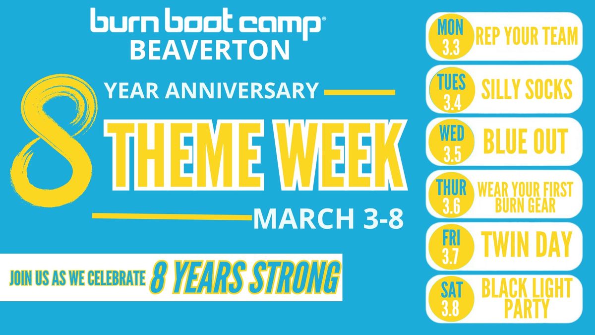 8 Year Anniversary-Theme Week\u26a1\ufe0f