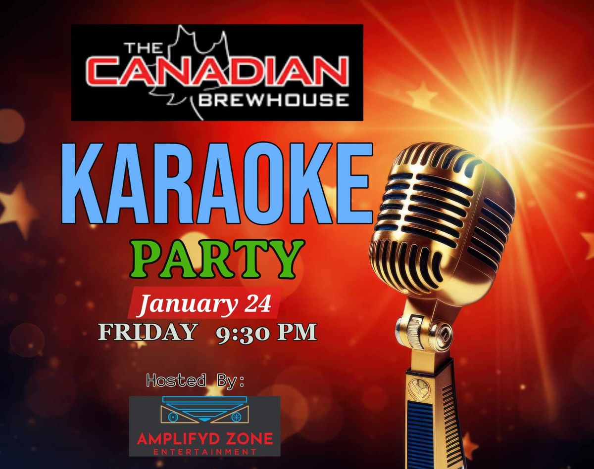 Karaoke Party @ The Canadian Brewhouse