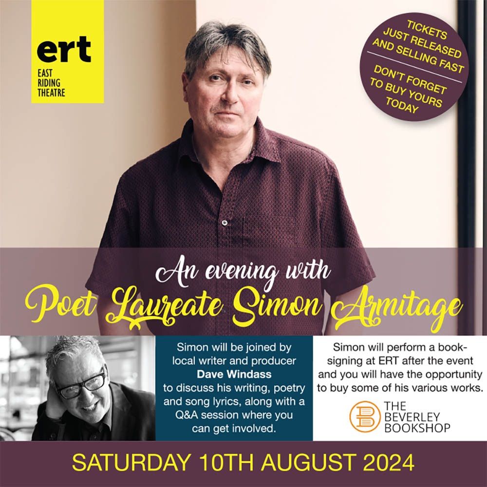 An evening with our Poet Laureate Simon Armitage