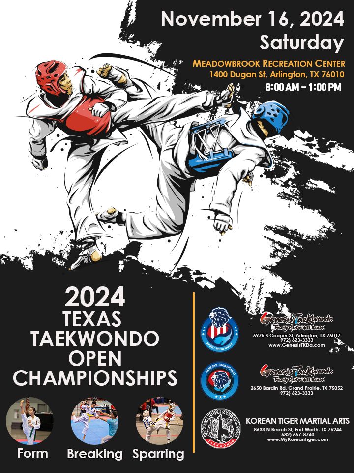 2024 TEXAS TAEKWONDO OPEN CHAMPIONSHIPS