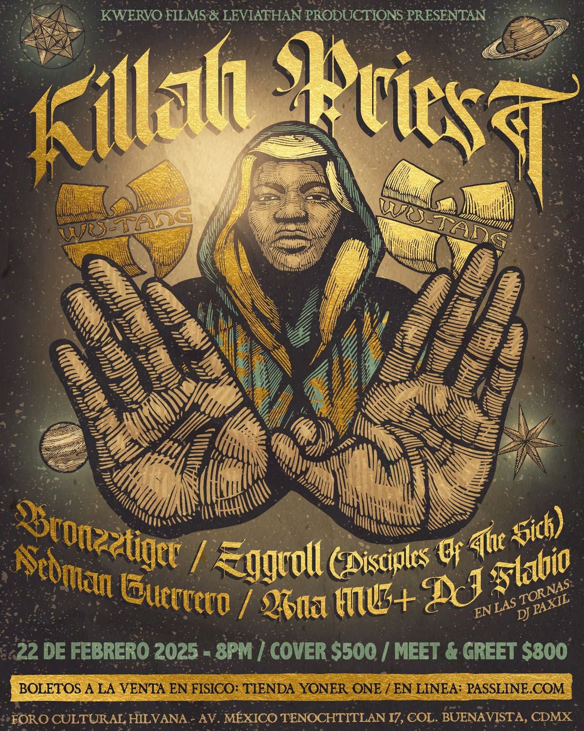 KILLAH PRIEST (Wu-Tang) en CDMX \ud83d\ude4c