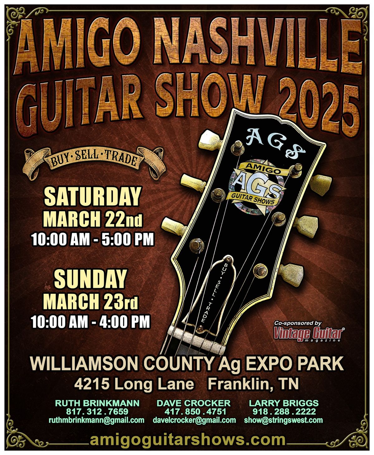 Amigo Guitar Show Nashville 2025