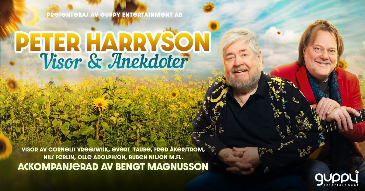 Peter Harryson \u2013 Visor & Anekdoter - G\u00f6teborg 3 November