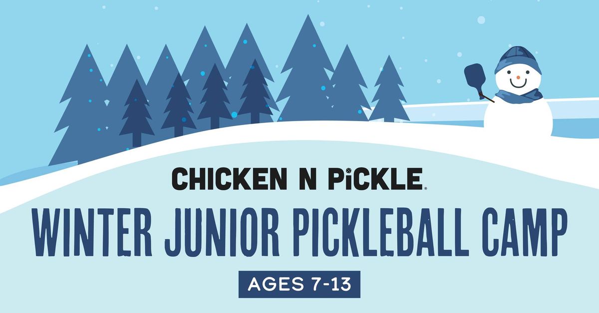 Winter Junior Pickleball Camp