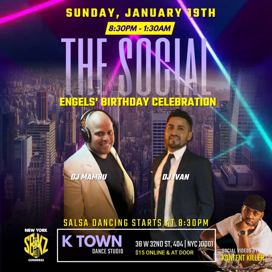 The Social by New York SBKZ Congress at KTown | Sunday, Jan 19th