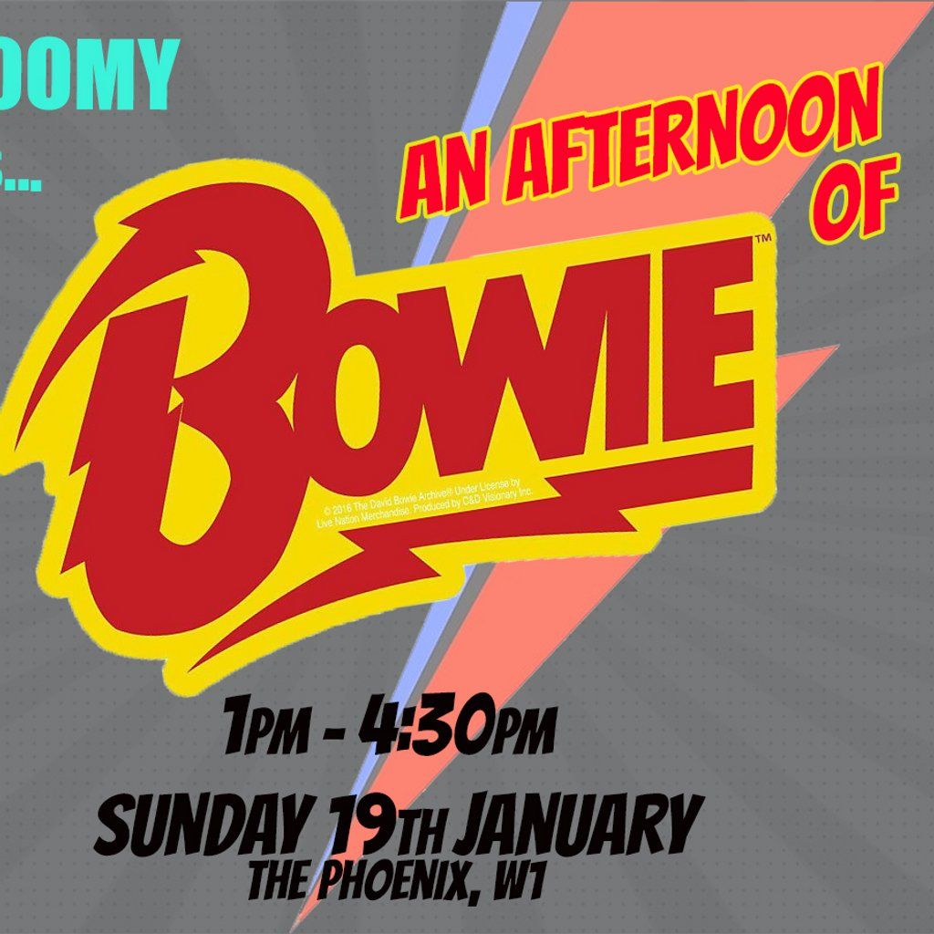 Feeling Gloomy presents An Afternoon of  David Bowie *SOLD OUT*