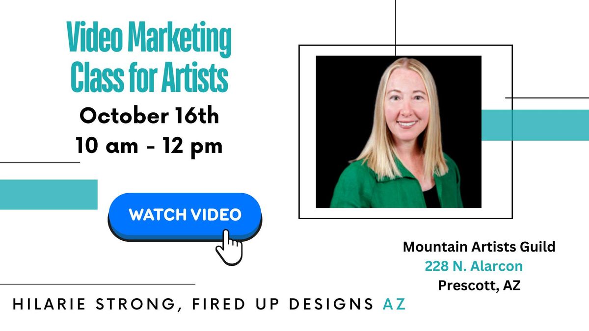 Video Marketing Class for Artists