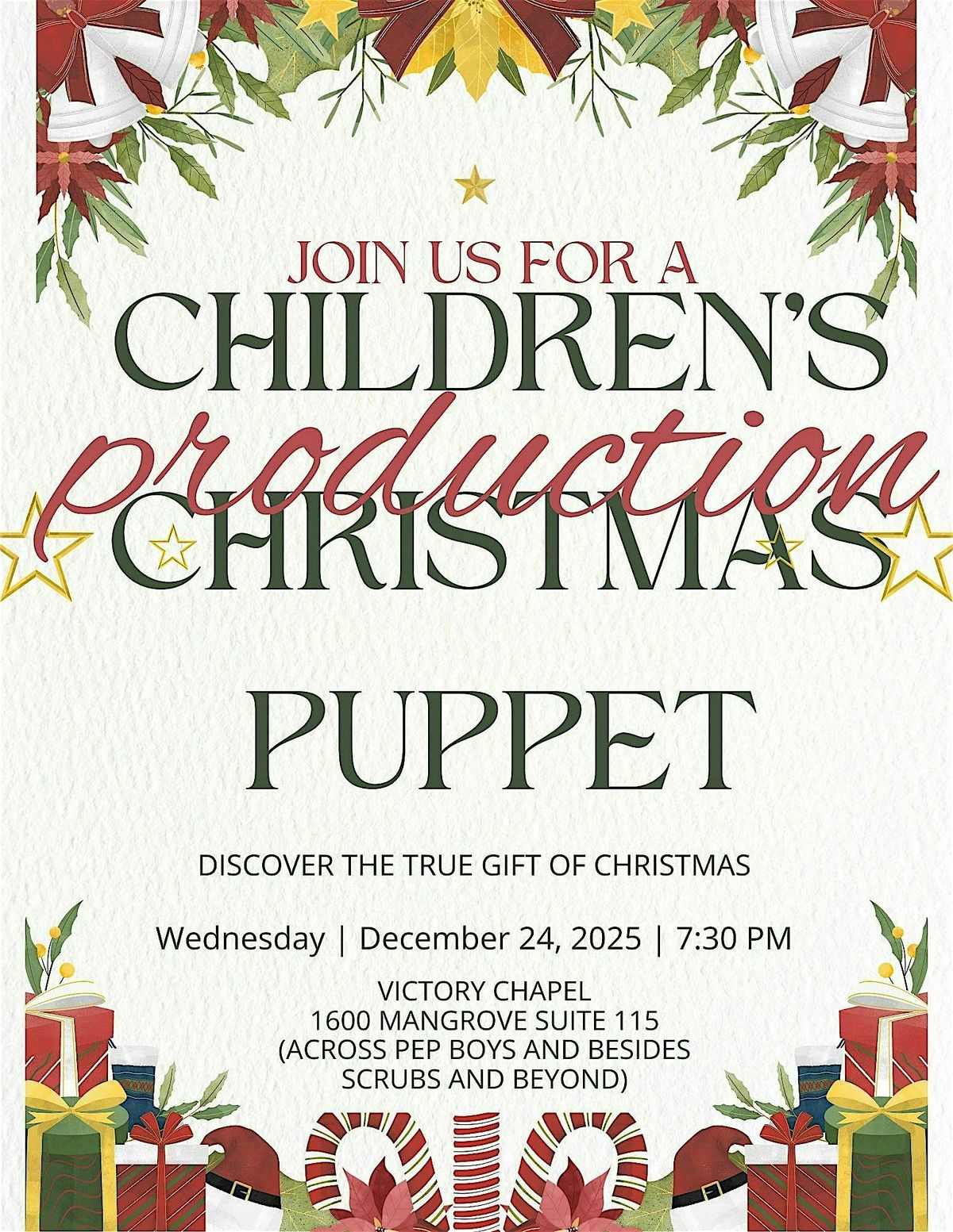 Christmas Puppet Production