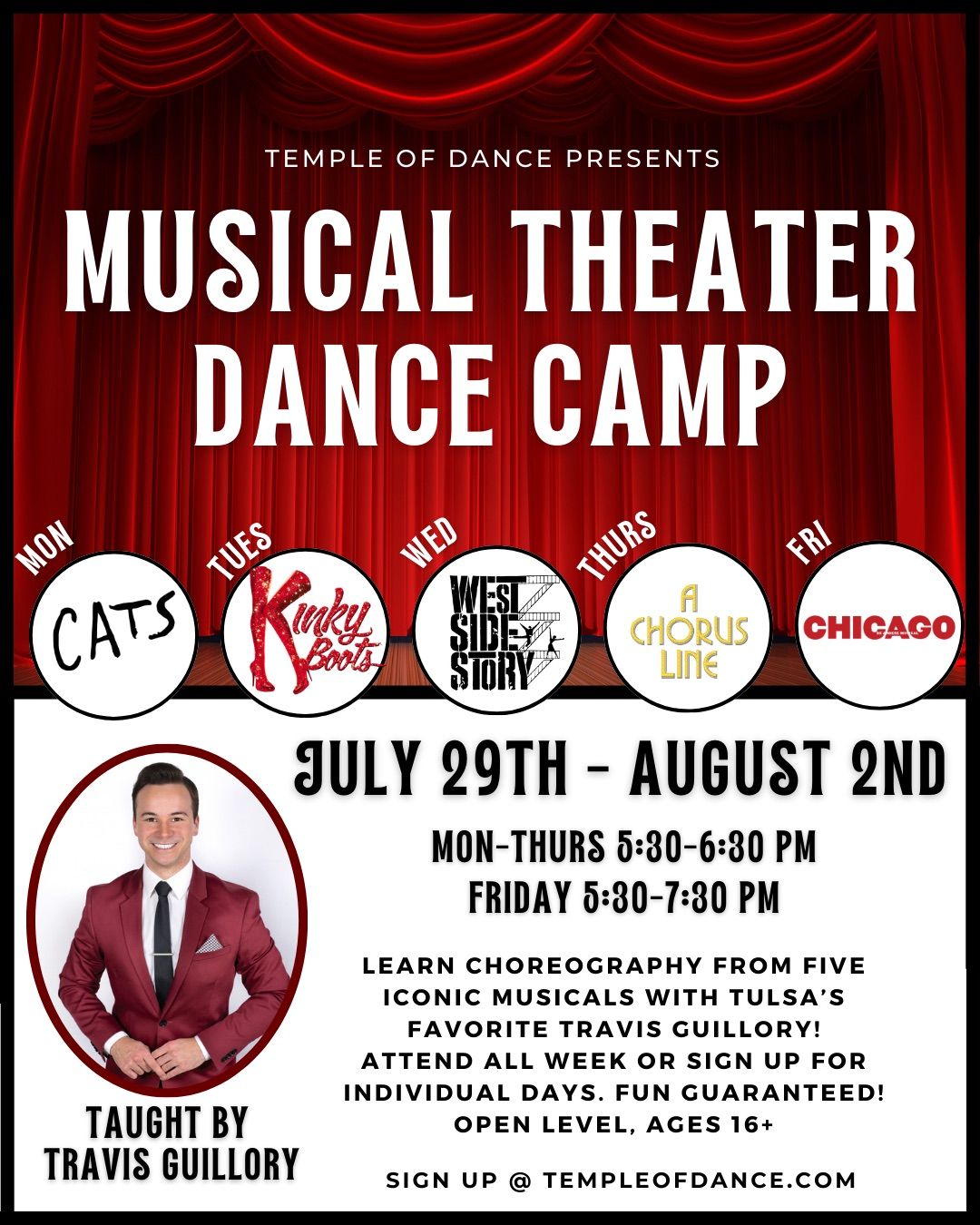 Musical Theater Dance Camp with Travis Guillory