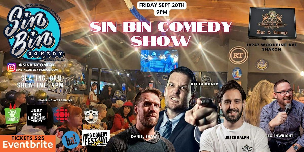 Sin Bin Comedy Show at Lions and Suns