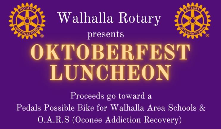 Walhalla Rotary Oktoberfest Luncheon at Sertoma Field