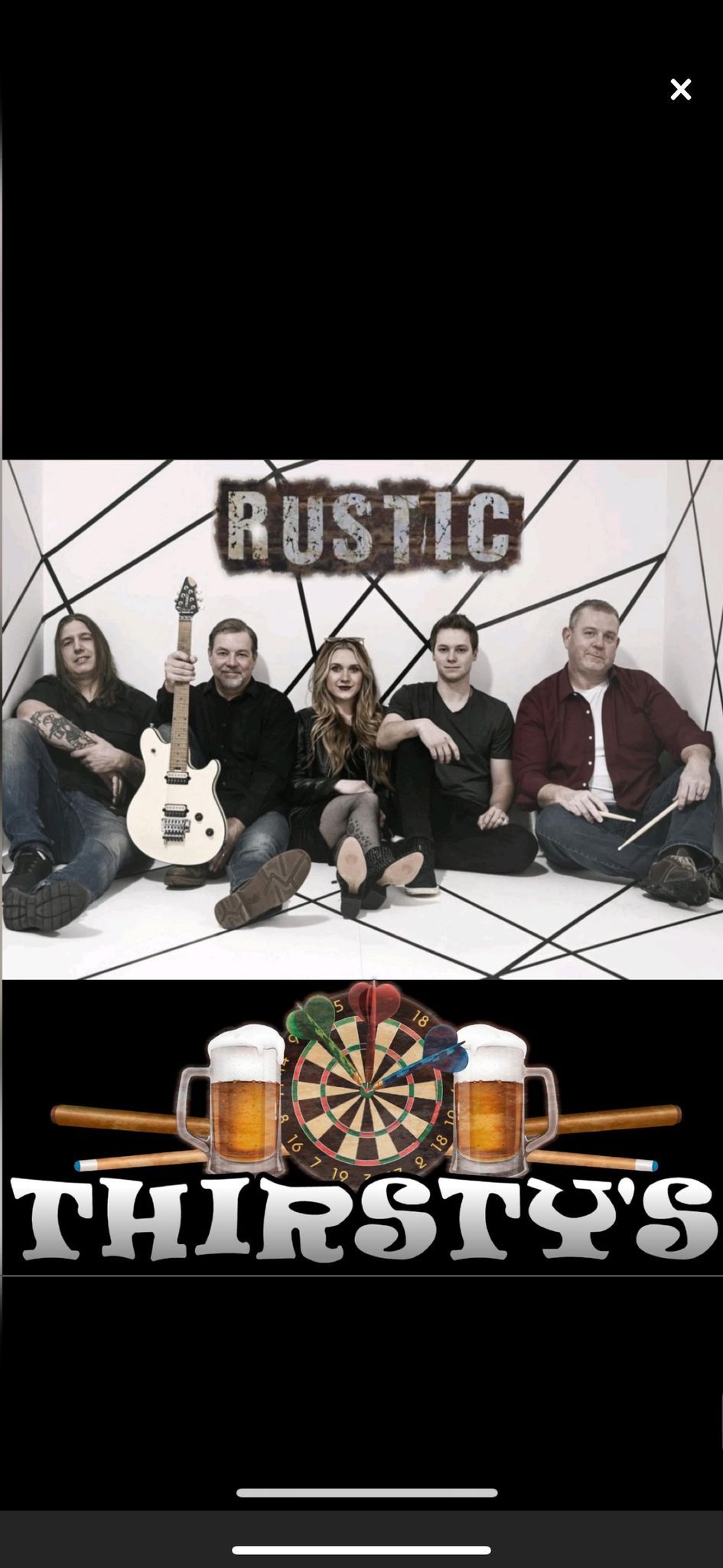 Rustic Live @ Thirstys 