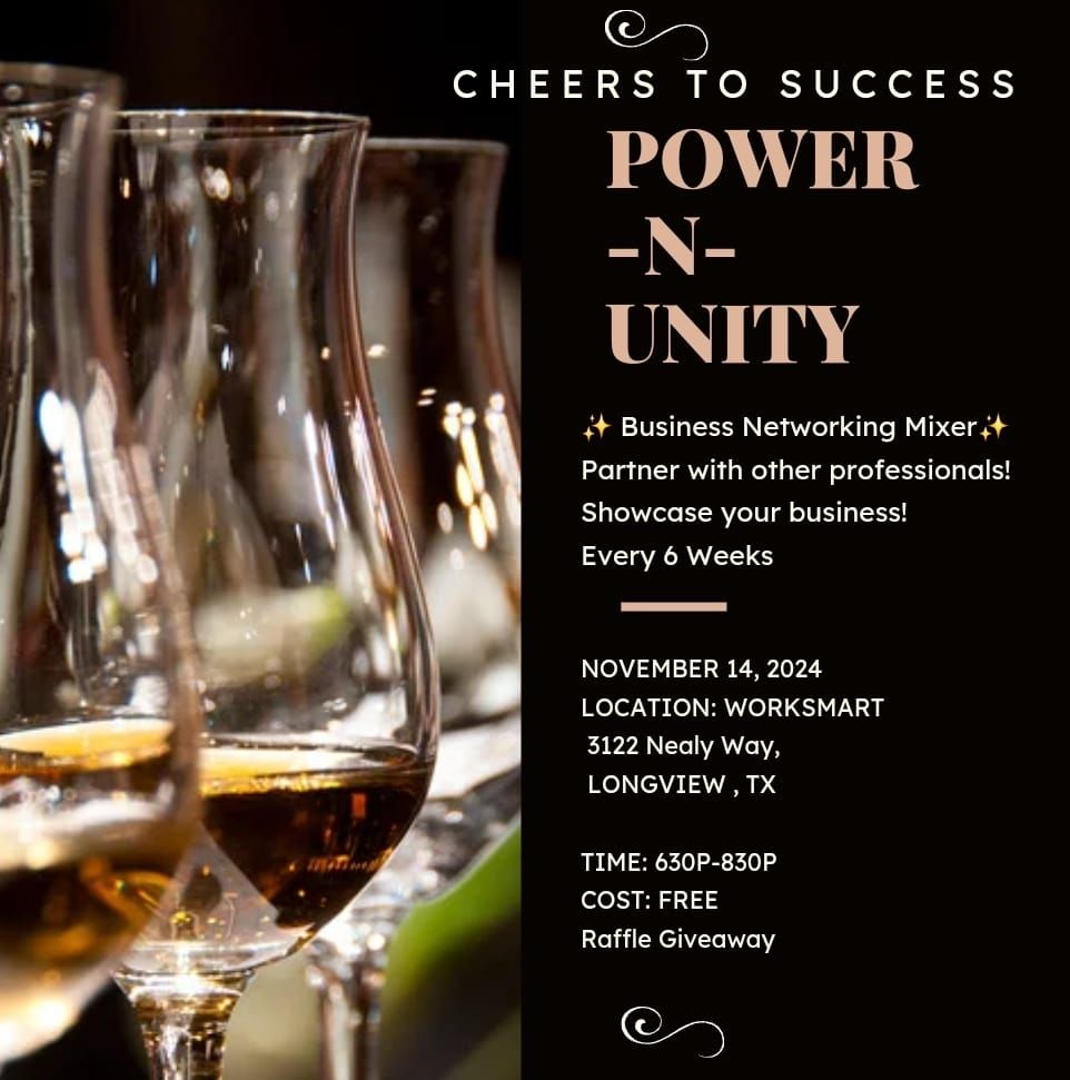 \u2728\ufe0fPOWER-N-UNITY\u2728\ufe0f BUSINESS NETWORKING MIXER