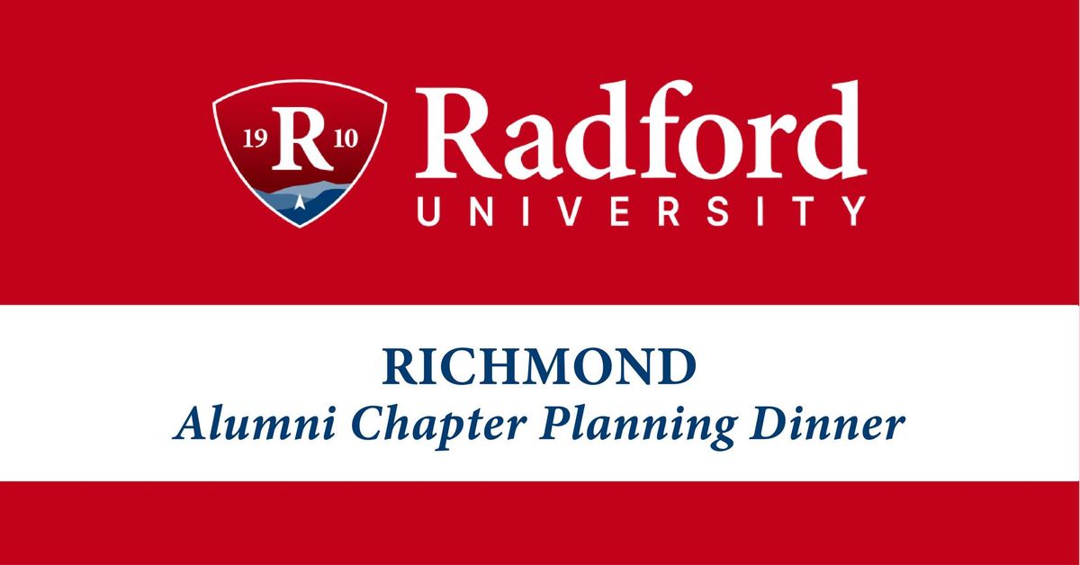 Radford University Alumni | Richmond Chapter Planning Dinner