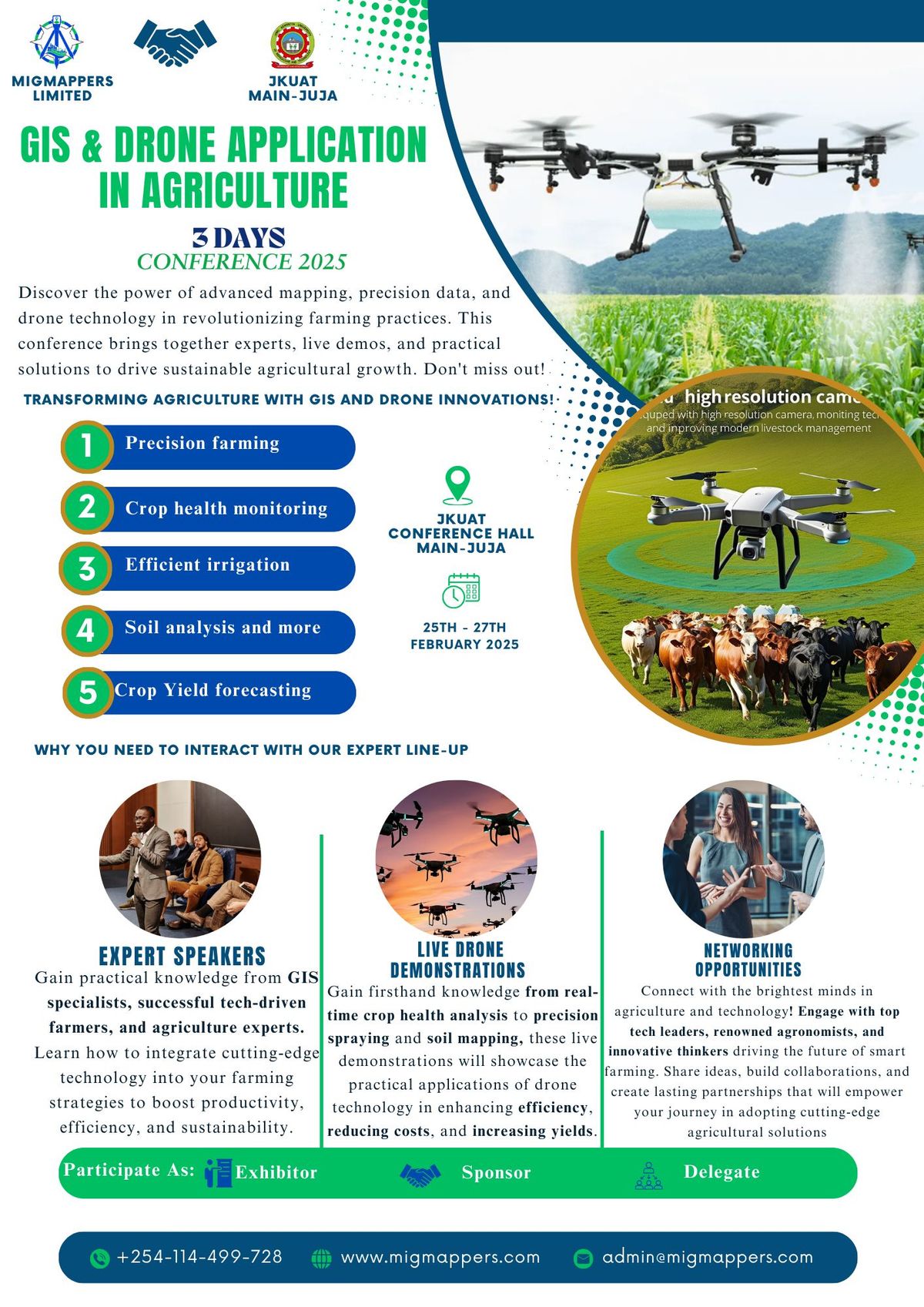 GIS & Drone Applications in Agriculture Conference