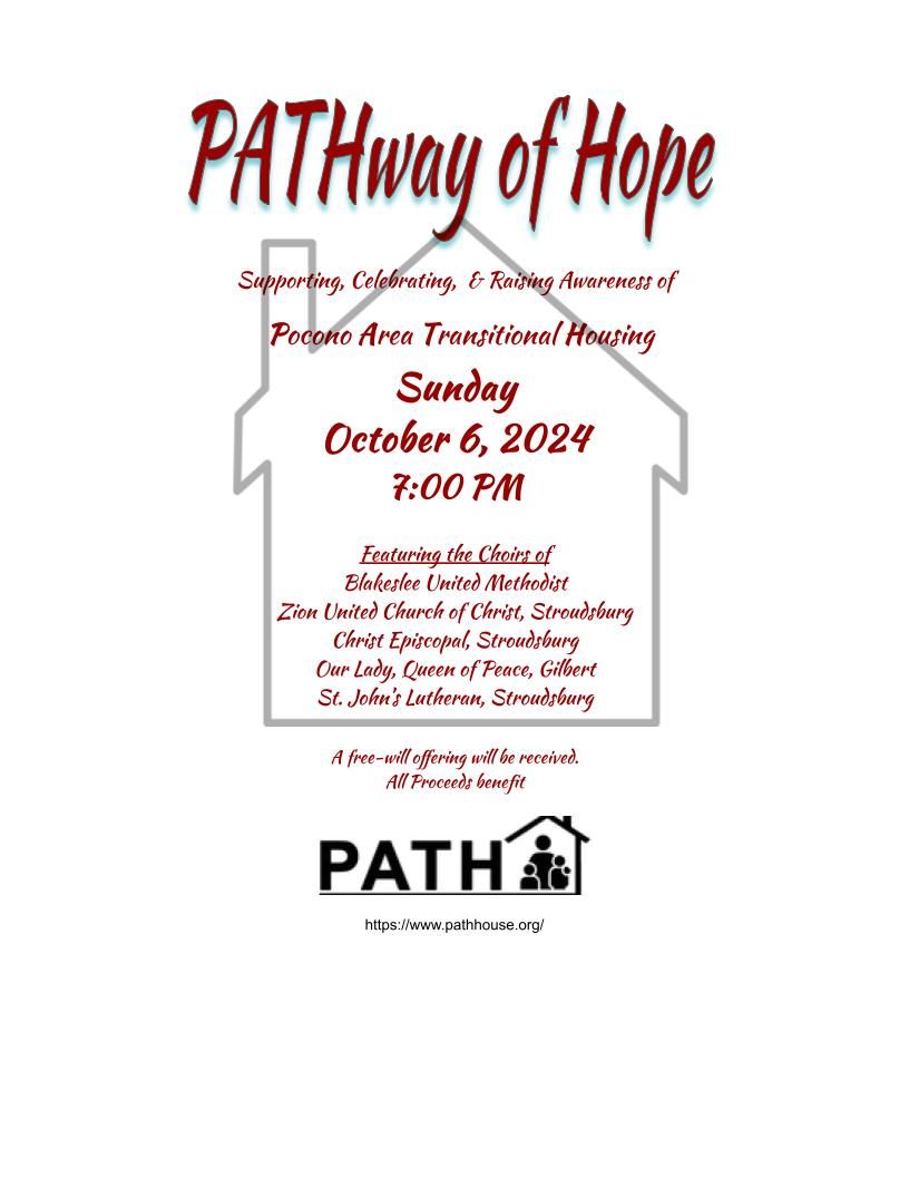 PATHway of Hope - A Choral Concert