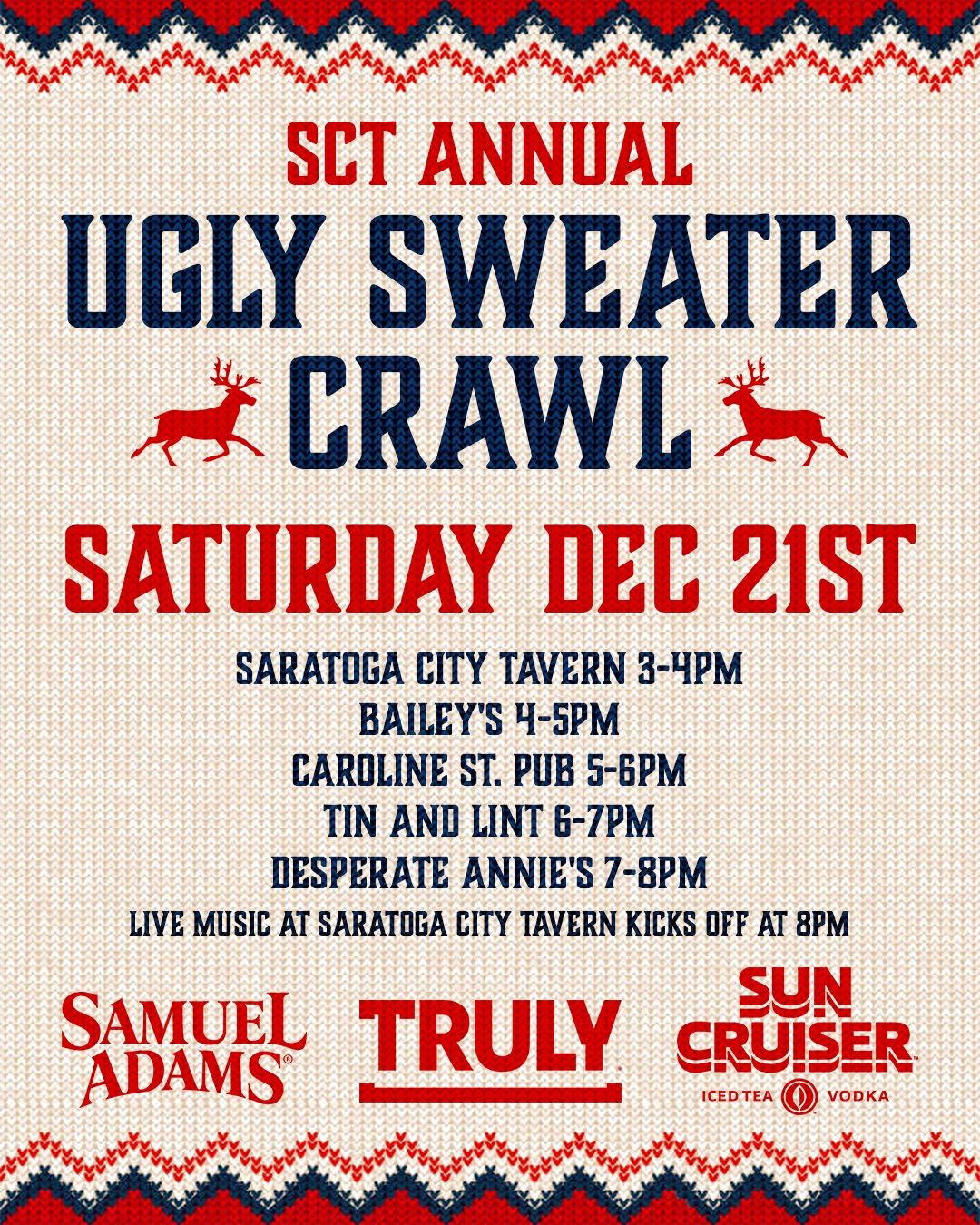 19th Annual Ugly Sweater Pub Crawl