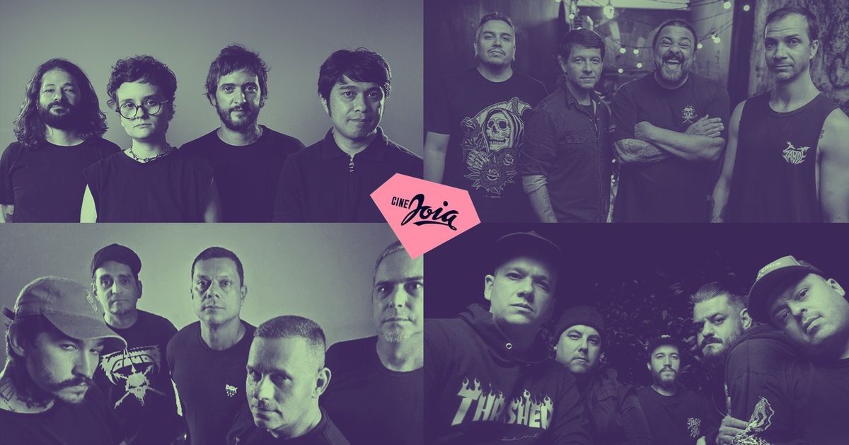 Zander, Hateen, Garage Fuzz e Chuva Negra no Cine Joia