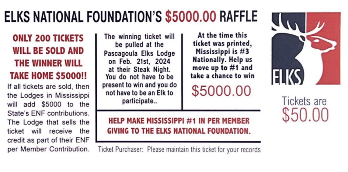 Elks National Foundation Fundraiser