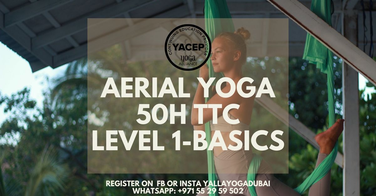 Aerial Yoga Teacher Training 50 Hours, 7 Days - LEVEL 1 - FUNDAMENTALS - Thailand