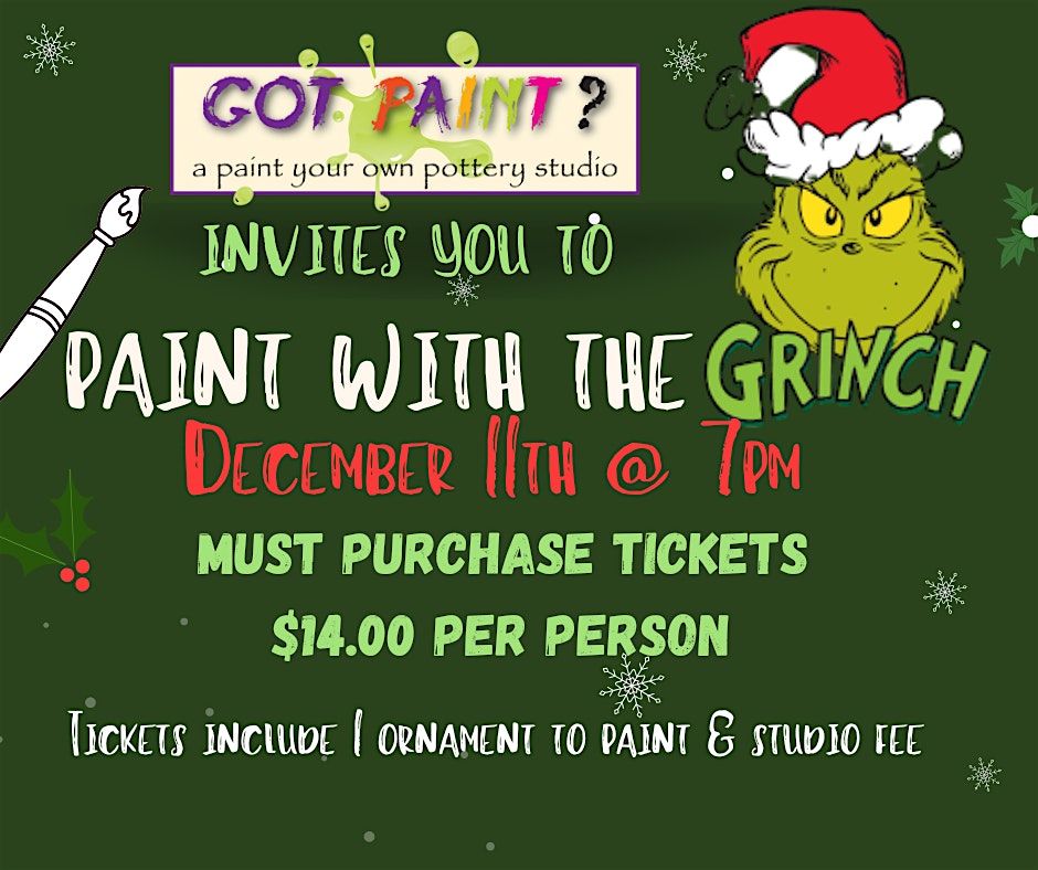 Paint with the Grinch