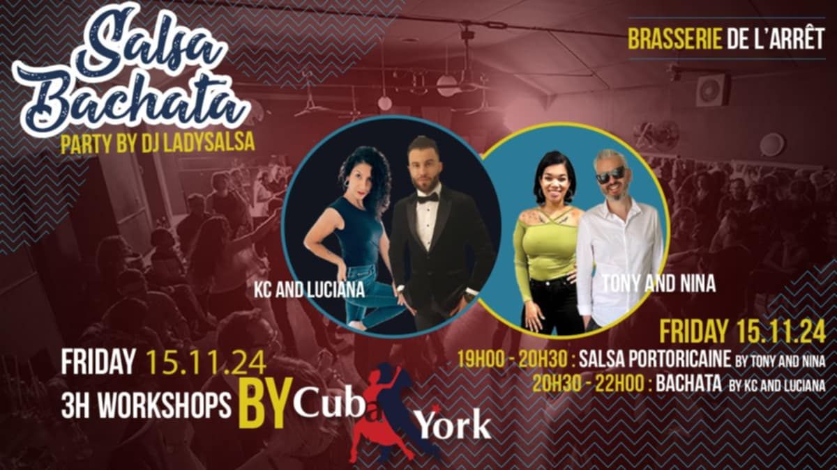 SB Party with DJ Ladysalsa and Salsa\/Bachata WS by Cuba York School