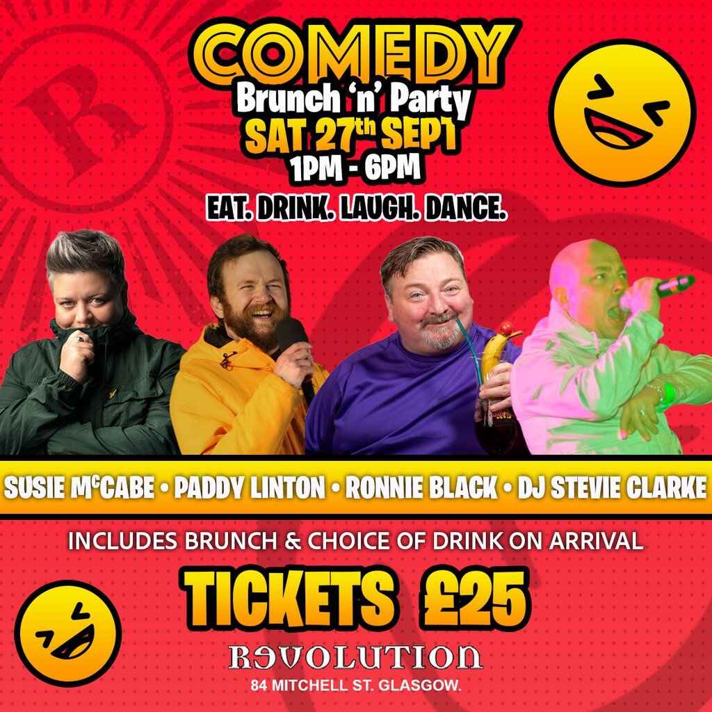 Comedy, Brunch & Party