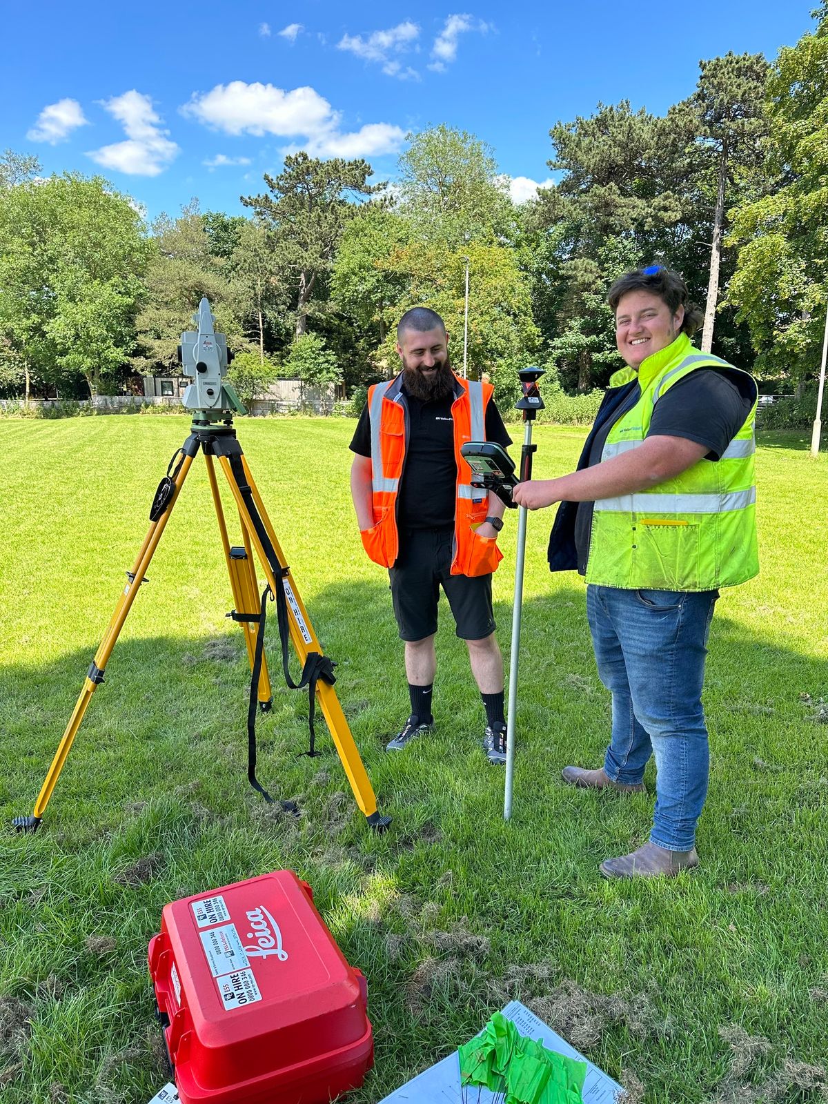 CITB Accredited "SETTING OUT AND SURVEYING COURSE" Robotic Total Station training.