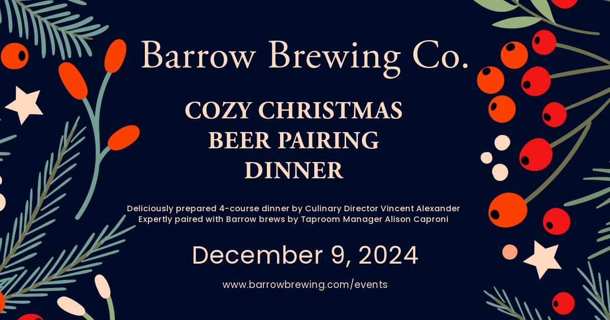 Cozy Christmas Beer Pairing Dinner