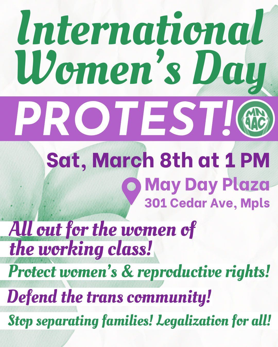 International Women's Day Protest! 