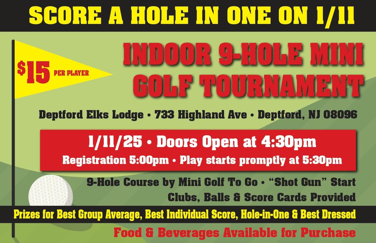 Indoor Mini Golf @ Deptford Elks