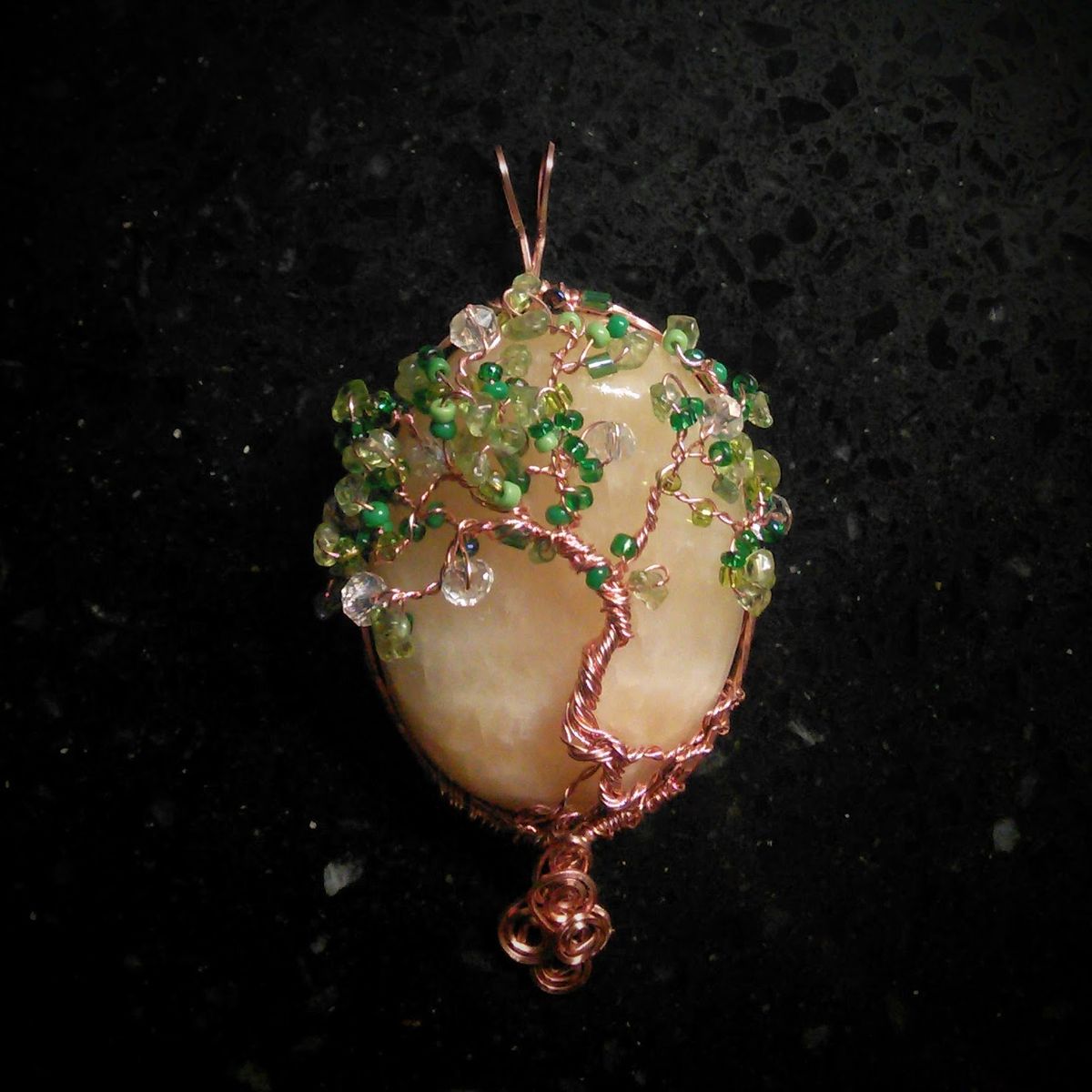 Beaded Cab Tree Wire Wrapping Class 