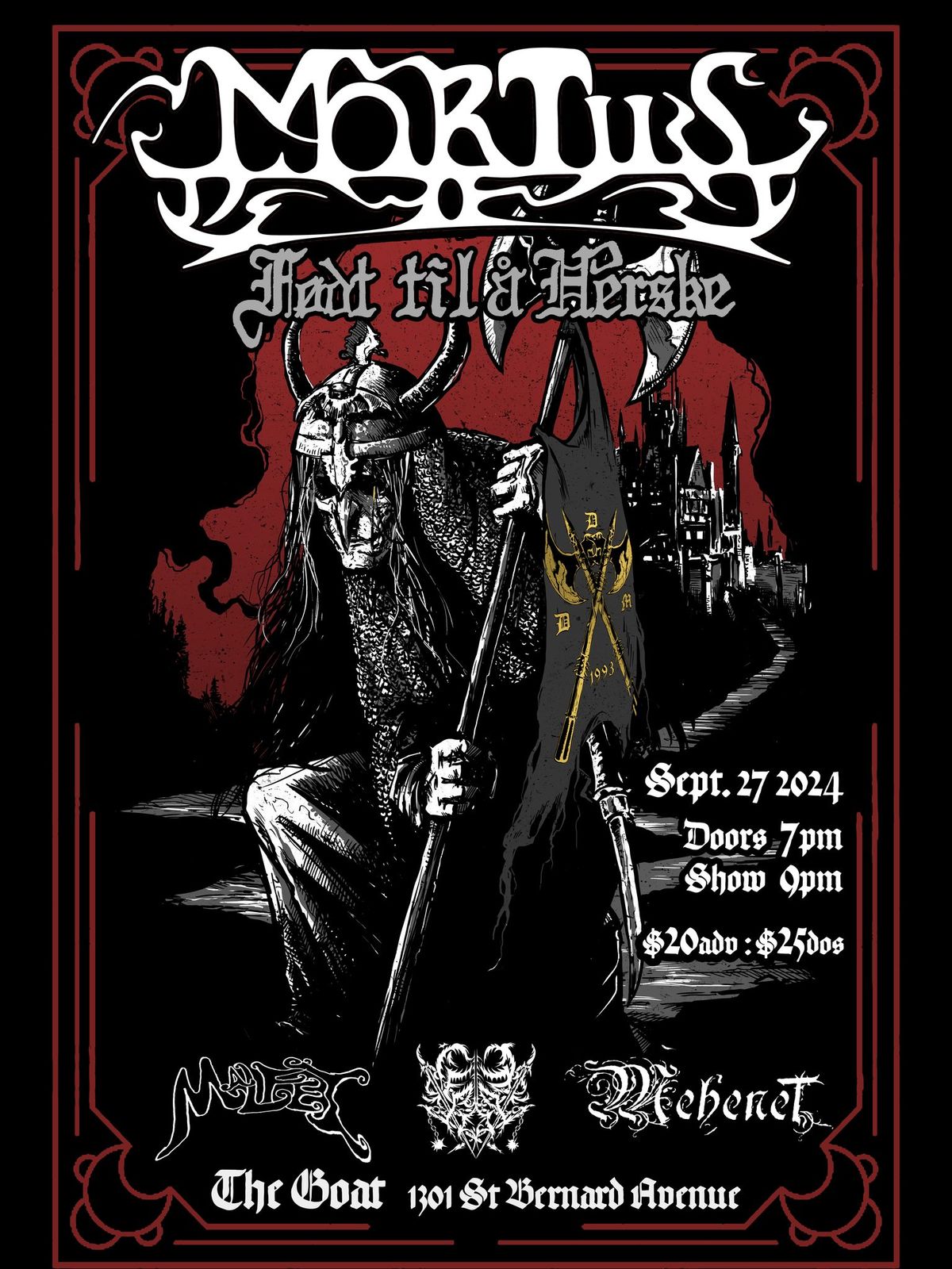 Attrition Presents: Mortiis \/\/ Malfet \/\/ Seregost \/\/ Mehenet