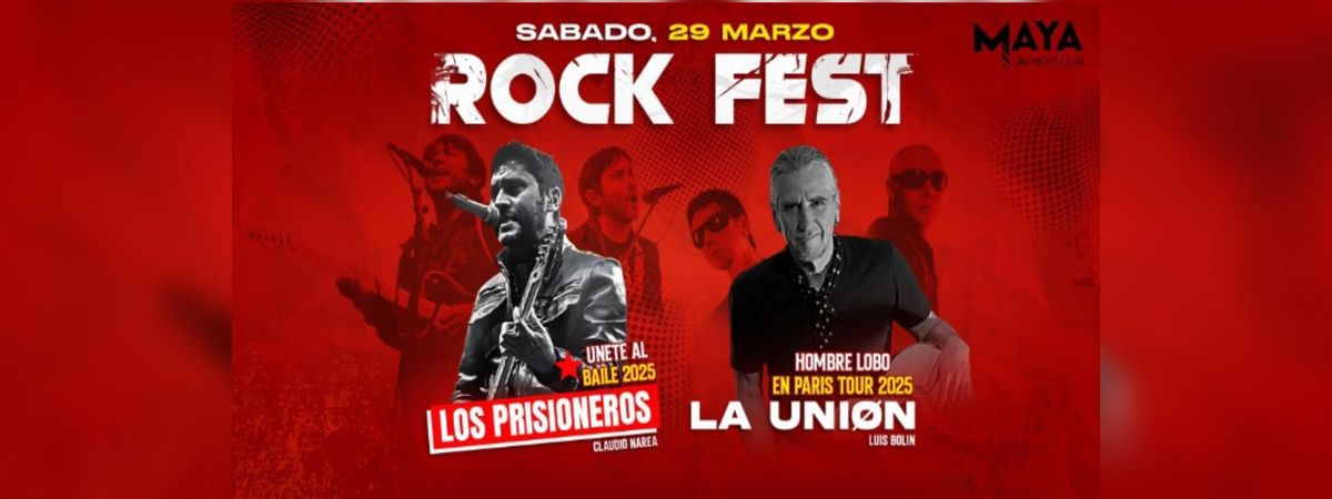 ROCK FEST CON LOS PRISIONESROS Y LA UNION