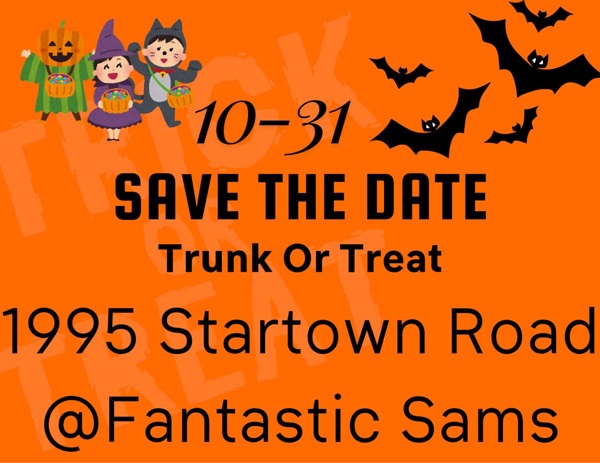 Trunk or Treat at Fantastic Sams