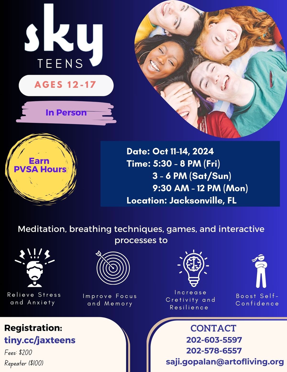 Teen's Breathwork & Meditation Workshop